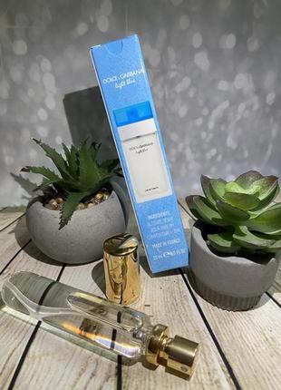 Ніжний легкий свіжий аромат light blue 20 ml