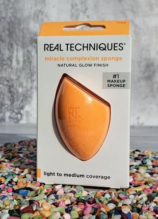 🧡 багатофункціональний спонж для макіяжу real techniques miracle complexion sponge
