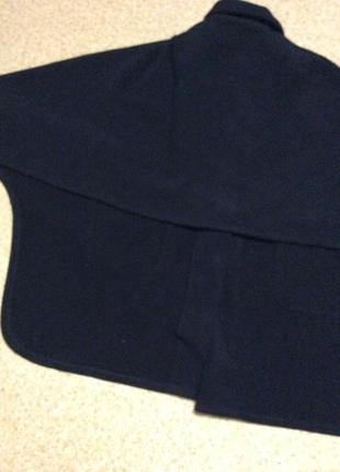 Накидка-куртка р.54-60 демисезонная флисовая женская6 фото