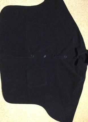 Накидка-куртка р.54-60 демисезонная флисовая женская1 фото
