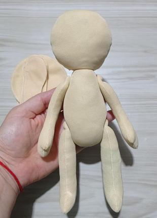 Заготівля, тіла текстильної ляльки.1 фото