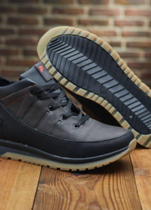 Натуральні шкіряні теплі зимові ботінки берці черевики кеди кросівки туфлі для чоловіків натуральные1 фото