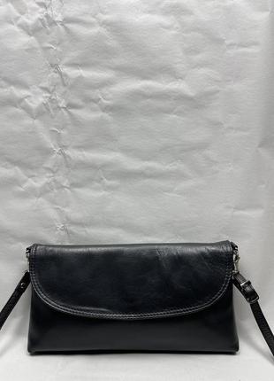 Кожаная фирменная актуальная сумка на/ через плечо nova leathers.