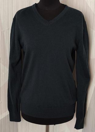 Пуловер, реглан чоловічий jasper conran, ps(44), вовна мериноса1 фото