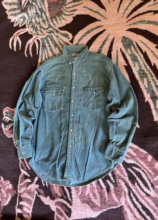 Levis vintage velvet shirt made in u.s.a. рубашка овершёт рубашка оригинал бы у2 фото