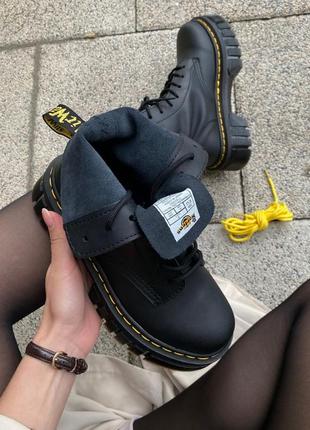 Черевики dr. martens jadon audrick black (термо) ботинки3 фото