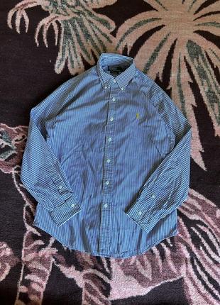 Polo ralph lauren 120’s 2-ply vintage shirt рубашка сорочка унісекс оригінал б у