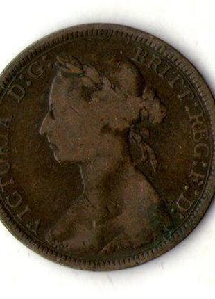 Великобритания › королева виктория › ½ пенни, 1887 №549