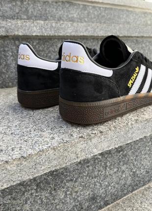 Замшеві кеди adidas spezial black/white. унісекс. колір чорний з білим.4 фото