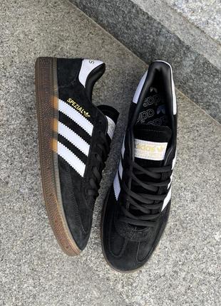 Замшеві кеди adidas spezial black/white. унісекс. колір чорний з білим.8 фото