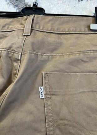 Оригинальные брюки чинос мужские levi’s white tab chino pants6 фото