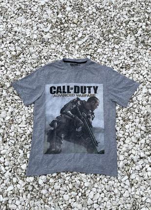 Vintage call of duty advance warfare tee shirt men