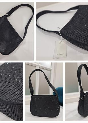 Женская стильная сумка со стразами3 фото