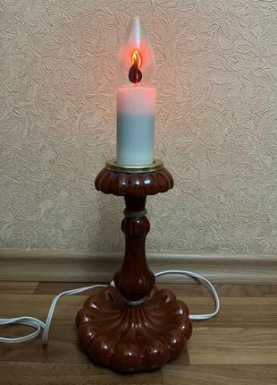 Лампа свеча1 фото