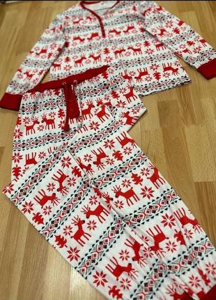 Пижама домашний костюм новогодняя 🎄 тематика4 фото
