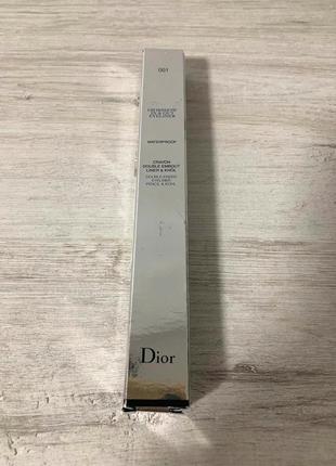 Карандаш для глаз dior diorshow in & out eyeliner waterproof 0016 фото