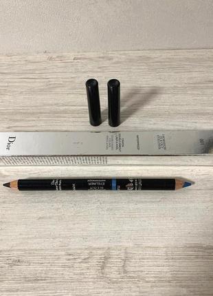 Карандаш для глаз dior diorshow in & out eyeliner waterproof 001