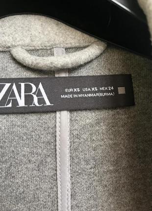 Полу пальто zara, xs4 фото