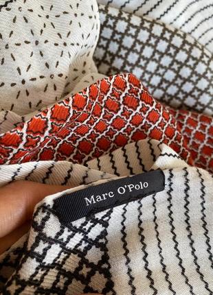 Бело-красно-черный шарф marc’o’polo2 фото
