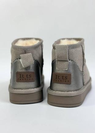 Теплые зимние угги на средней подошве, itts sand3 фото