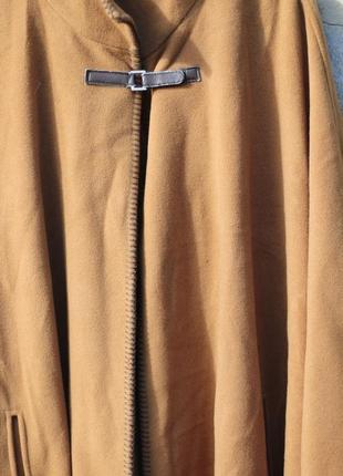 Люксове елегантне пончо, пальто шерсть gil bret vintage чиста шерсть3 фото