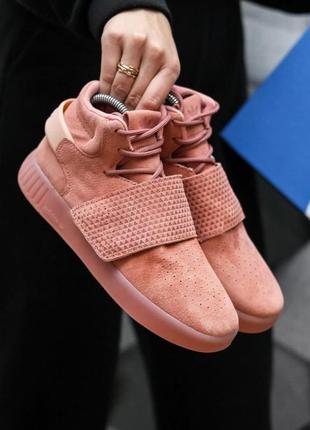 Жіночі кросівки  adidas tubular invader pink5 фото