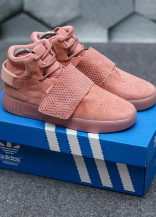 Жіночі кросівки  adidas tubular invader pink3 фото