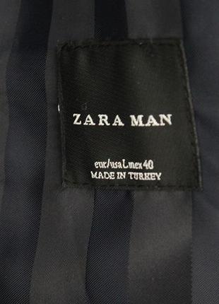 Пальто zara man двобортне приталене9 фото