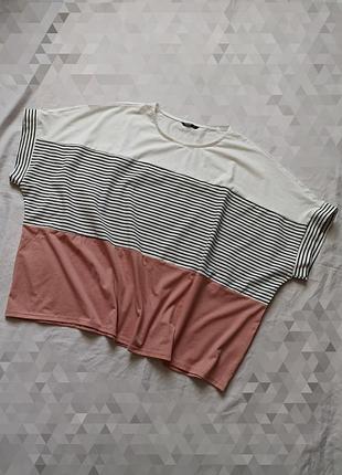 Блуза трикотаж свободного кроя shein