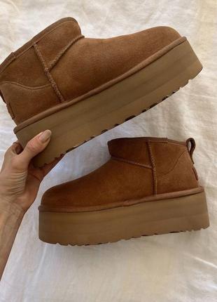 Ugg ultra mini platform в стилі ugg4 фото