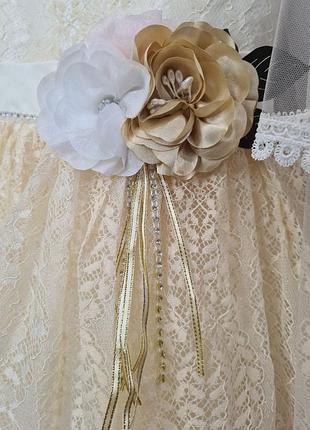 Нарядне платтячко на дівчинку 8