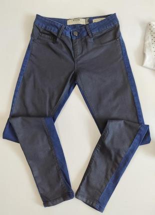 Стильные интересные женские джинсы skinny bershka, р.xs/s2 фото