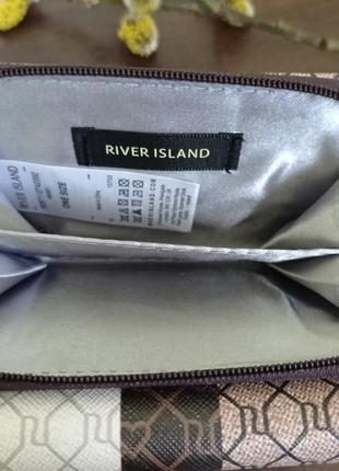 Стильный кошелек river island 🤎🤍🤎4 фото