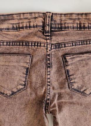 Яркие женские джинсы skinny terranova, р.xs/s9 фото