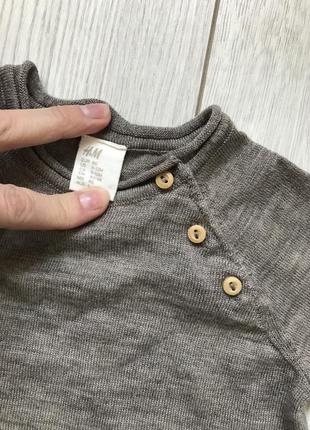 Человечек боди h&m шерсть шерсть шерсть3 фото