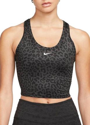 Майка топ nike dri-fit one df slim leopard спортивная форма новая оригинал