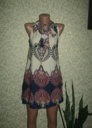 Легкое мини платье, сарафан5 фото
