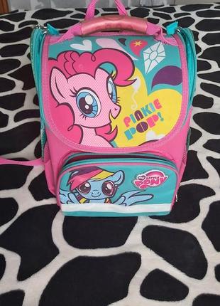 Каркасний ортопедичний шкільний рюкзак little pony, 11.5 л