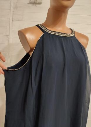 Шикарная блуза,платье 22 размер4 фото