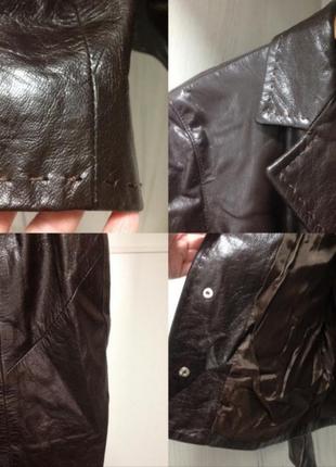 Max&co куртка из натуральной кожи жакет пиджак кожаный кожанка кожа 100% премиум4 фото