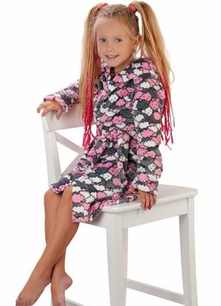 Дитячий махровий халат4 фото