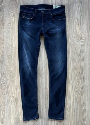 Мужские скини стрейчевые зауженный джинсы diesel sleenker-x stretch denim2 фото