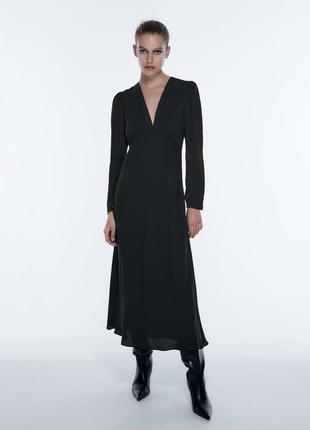 Zara сукня міді, s, m