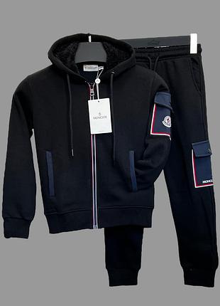 Спортивний костюм теплий moncler р8-12лет