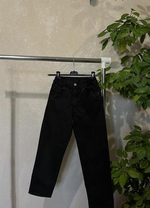 Черные джинсы мом / черные джинсы mom