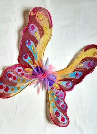 Крила метелика різнобарвні карнавальні