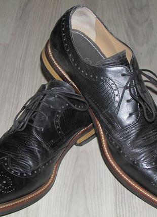 Элегантные кожаные мужские туфли marks &amp; spencer (luxury) 44.5р. (29 см.) (супер цена!!)2 фото