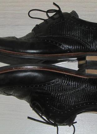 Элегантные кожаные мужские туфли marks &amp; spencer (luxury) 44.5р. (29 см.) (супер цена!!)7 фото