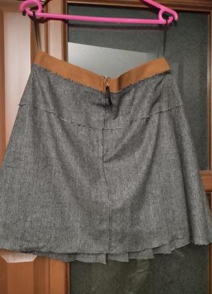 Стильная юбка в клетку бренда dg2 фото