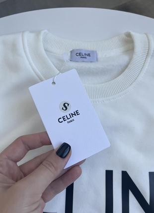 Світшот на флісі celine, xs/s3 фото